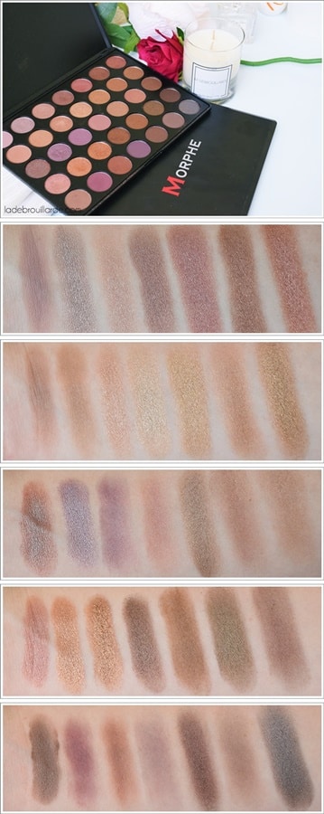 Palette 35T 35 Color Taupe MORPHE swatch