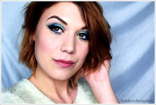 tutoriel maquillage bleu yeux smoky eye make up