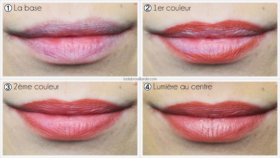 palette lip contour Maybelline revue swatch démo