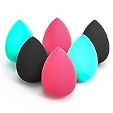 Anbber Ensemble de 6 éponges pour appliquer le maquillage, le cache-cache, la poudre, la crème et le rouge, sans latex, hypoallergénique et sans odeur