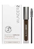 WUNDER2 WUNDERBROW - Gel à Sourcils Longue-Tenue, Waterproof, Sans Transfert, Teinte Brunette