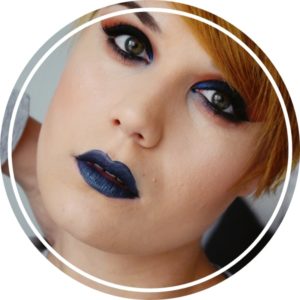 tutoriel maquillage bleu orange