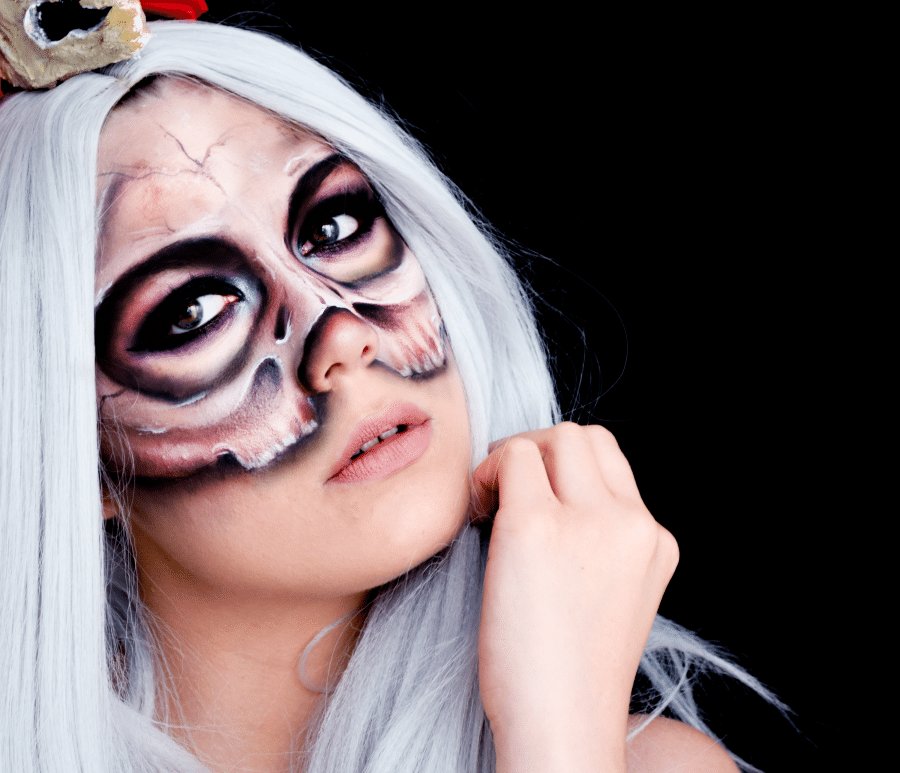 Makeup skull halloween