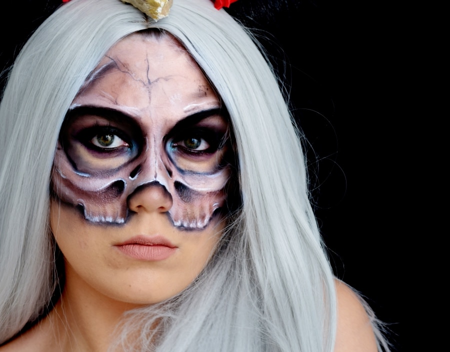 Halloween maquillage squelette